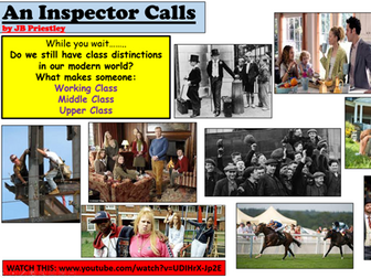 An Inspector Calls - GCSE Bundle