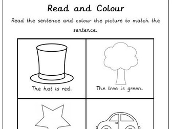 CVC Read & Colour