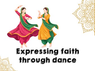 How can faith be expressed through dance?