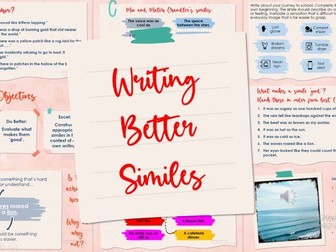 Creative Writing: Writing Better Similes