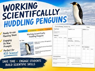 KS3 Working Scientifically Unit- Huddling Penguins