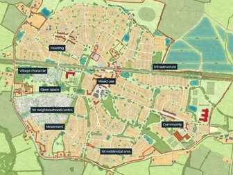 Tudeley Village 2024 GCSE Geography AQA Pre-release Paper 3 Mock exams and mark scheme bundle
