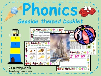 Phonics phase 5 booklet - Seaside theme