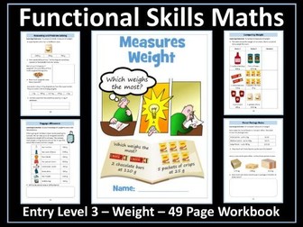 Weight Workbook - Functional Skills Maths - Entry Level 3
