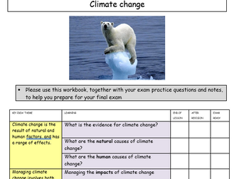 AQA GCSE climate change