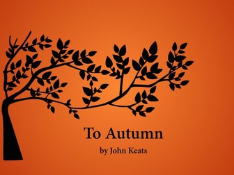 To Autumn: Annotated