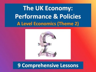 The UK Economy - Performance and Policies Lessons (Theme 2) - A level Economics