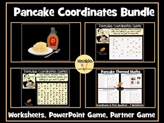 Pancake Day Maths Coordinates