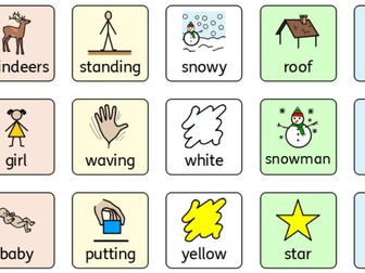 Christmas Colourful Semantics