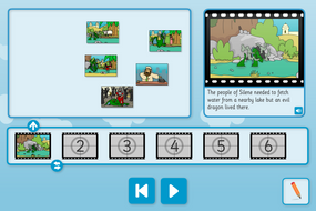 St George and the Dragon Sequence and Retell Interactive Activity - KS1 Literacy