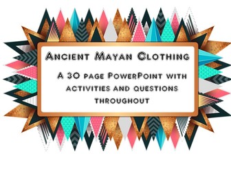 Mayan Clothing