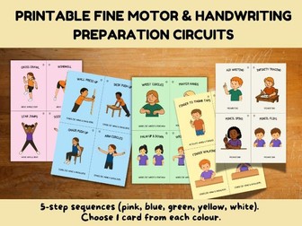Fine Motor Circuit | Handwriting Warm-Ups | OT Fine Motor Activities