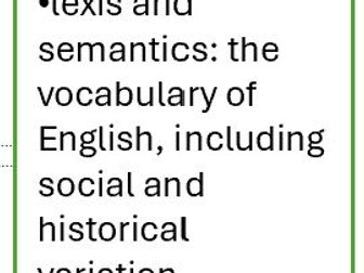 A-Level English Language Meanings and Reps Frame