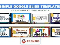 simple google slide theme templates by rombop teaching resources tes