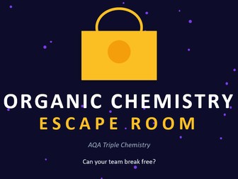 Organic Chemistry Escape Room Revision AQA Triple
