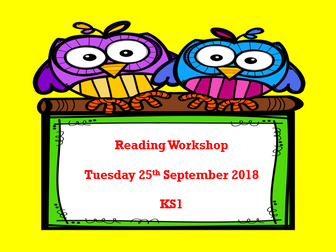 Parent Workshop: Supporting Reading