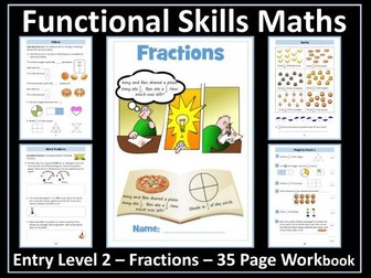 Fractions - Functional Skills Maths - Entry Level 2