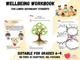 Student Wellbeing & SEL Workbook (Gr 6-9)