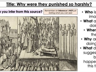 Gunpowder Plot 'Why were they punished so harshly?' Lesson