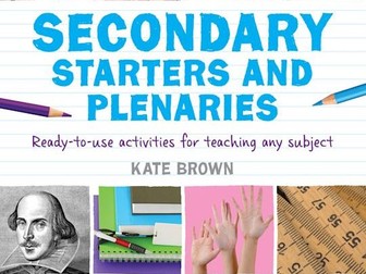 50 Ideas for starters and plenaries