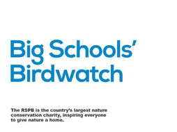 Big Schools' Birdwatch introductory power point and notes