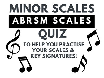 ABRSM Harmonic & Melodic Flute Scales Quiz, Grade 6+