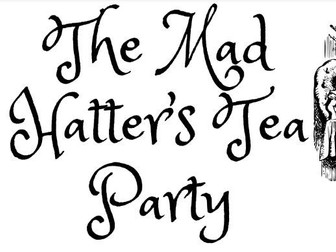 Mad Hatter's Tea Party Vocabulary Match
