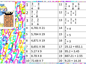 Fluency KS2 arithmetic Week 2