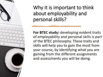 Employability and Personal Skills - BTEC L3 Student Skill Development