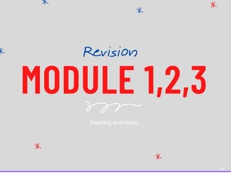 Year 8 Dynamo 2 Module 1,2,3 Revision (Reading)