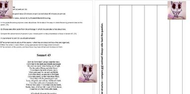 Wjec poetry anthology essay 08 picture