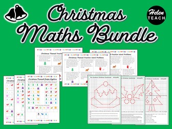 Christmas Maths BUNDLE Differentiated Worksheets