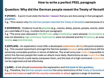 Model Answer - PERFECT PEEL PARAGRAPH