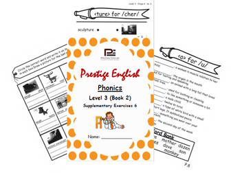Phonics Book – Level 3 (Book 2) – Supplementary Exercises 6 ( Jolly Phonics )