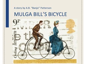 Mulga Bill's Bicycle Poem Activities