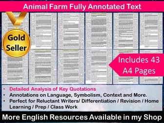 Animal Farm Fully Annotated
