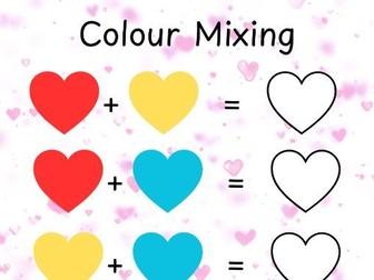 Valentine's - Colour Mixing