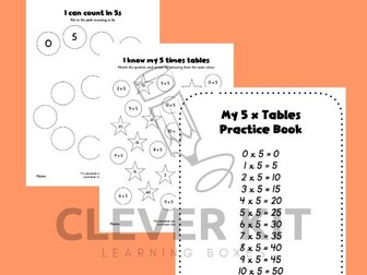 5 x Tables Activity Booklet