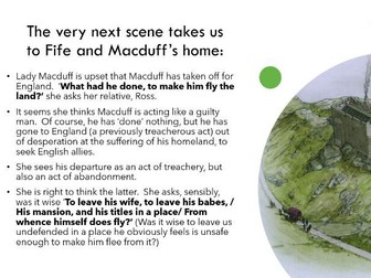 Macbeth Act 4 scenes 2 & 3