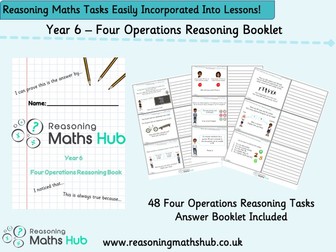 Year 6 - Four Operations Reasoning Booklet