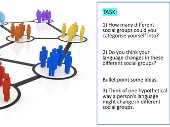 A Level English Language Social Variation - Age and Social Groups Theories