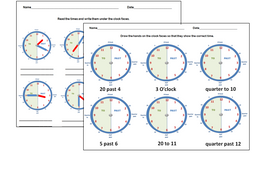 telling the time worksheets teaching clock images teaching resources