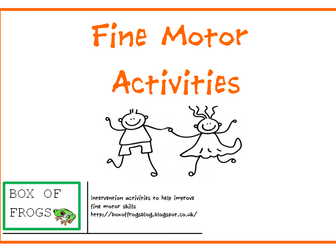 Fine motor Activities