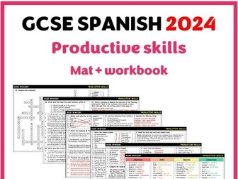 GCSE Spanish - Productive skills to enhance writing