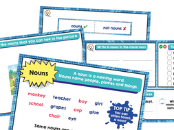 year 1 spag activities pack nouns teaching resources