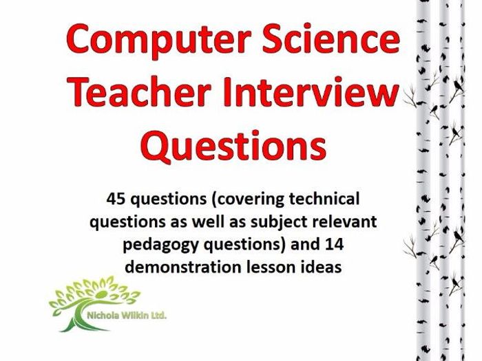 computer science teacher interview questions and demo lesson ideas interview questions for teachers