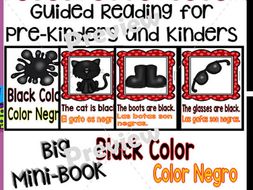 Guided Reading - Black Color / Color Negro - Dual