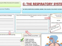 Btec Sport 2016 NEW SPEC UNIT 1 - C: Respiratory System