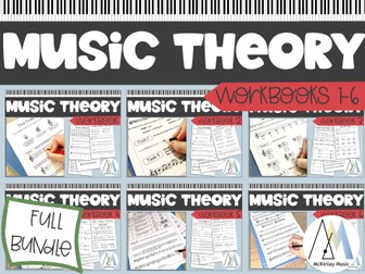 Music Theory Workbooks 1-6 BUNDLE
