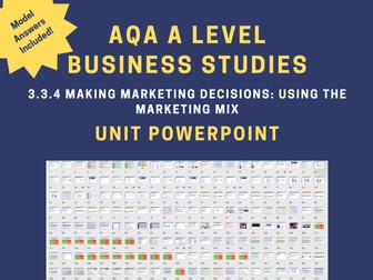 3.3.4 Making Marketing Decisions: Using the Marketing Mix